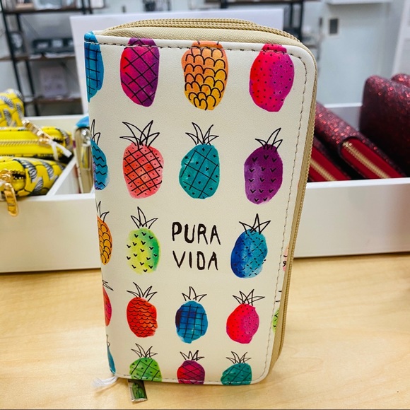 Handbags - Pura Vida Pineapple Wallet